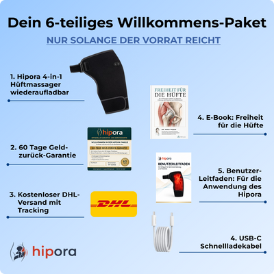 Hipora 4-in-1 Hüftmassager